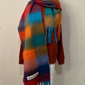 Acne Studios Colorful Wool Scarf